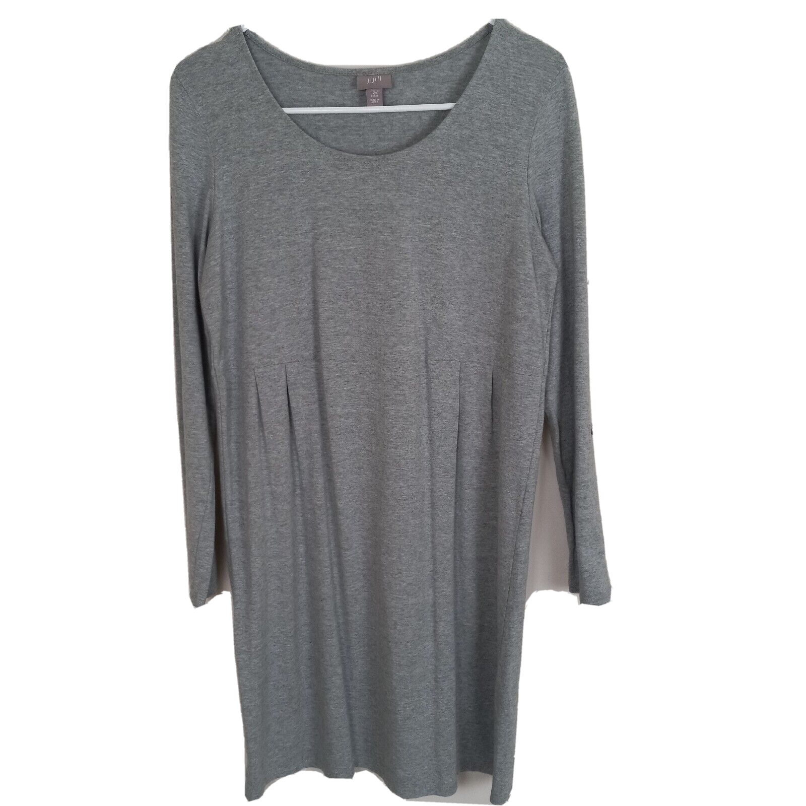 J Jill Minimalist Sweatshirt Dress  XS Gray Stretchy Outdoors Casual