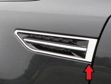 Fits Kia Optima 2011-2015 Polished Stainless Chrome Side Vent Surround Trim 2pc