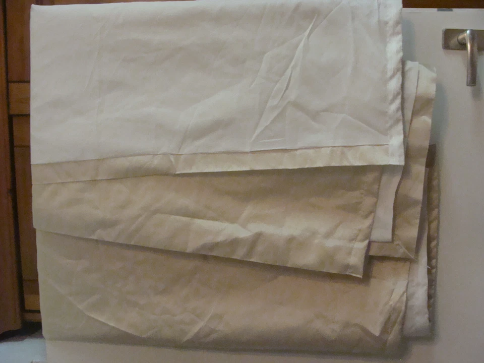 Primark Home 2 Gardinen 164 x 234 beige doppellagig Polyester - Bild 1 von 1
