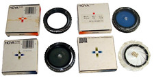 Lot of 4 HOYA 52.0s Camera Filters with boxes and cases to fit 52mm lenses