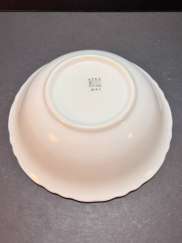 Collectible Antique K.T.&K. (Knowles, Taylor & Knowles) Bowl 7.25” Vintage - Picture 4 of 5