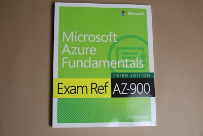 Exam Ref Az-900 Microsoft Azure Fundamentals Paperback - Third Edition Textbook