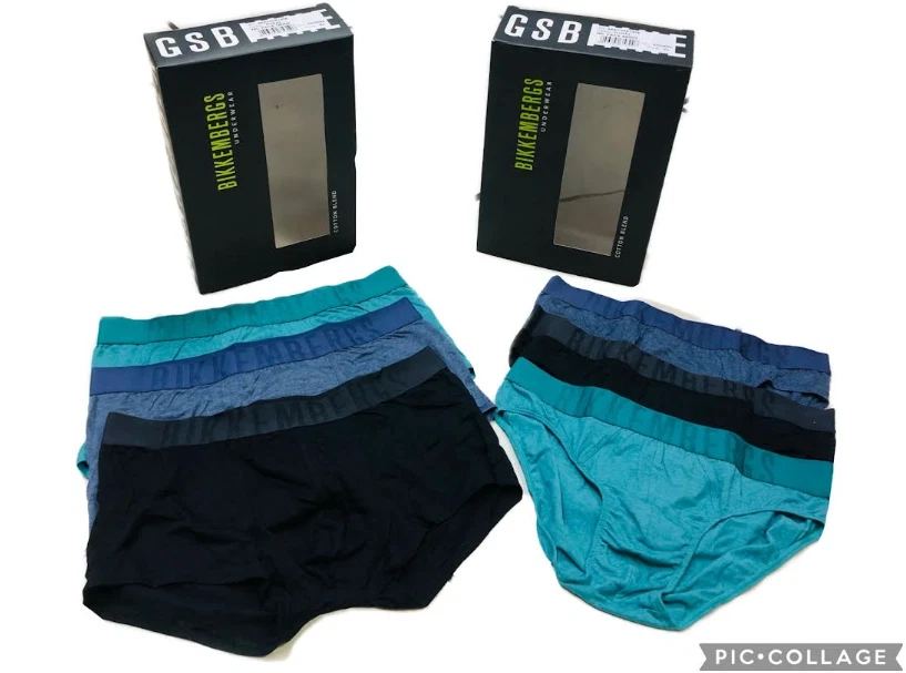 Bikkembergs Slip e Boxer Uomo Tri-Pack In Cotone Art.BKK1USP14TR -Brief o-Trunk