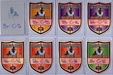 2014 Leaf Valiant Brandin Cooks Honor Guard Green Prismatic Auto RC Patriots WR