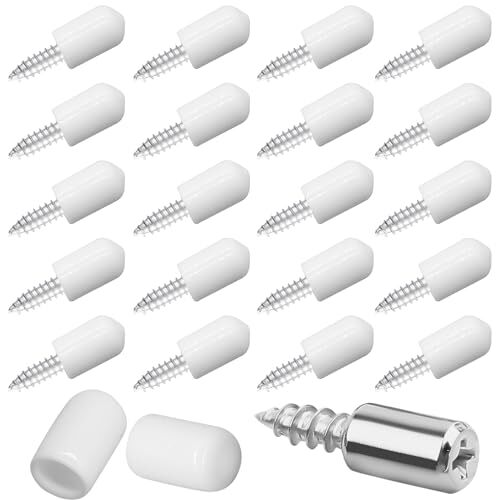 20-Pack Anti-Skid Silicone Cabinet Shelf Pegs and Holders-image