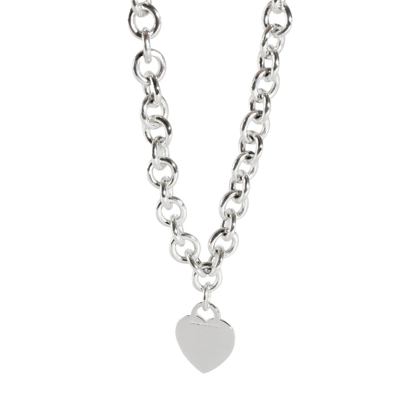 Tiffany & Co. Collares y colgantes De Moda Blanco