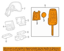 GM OEM 11-16 Malibu Limited Keyless Entry Components-Transmitter 22923862