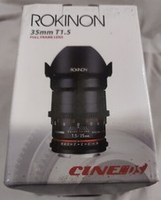 Rokinon Cine DS DS35M-MFT 35mm T1.5 AS IF UMC Full Frame Cine Wide Angle Lens
