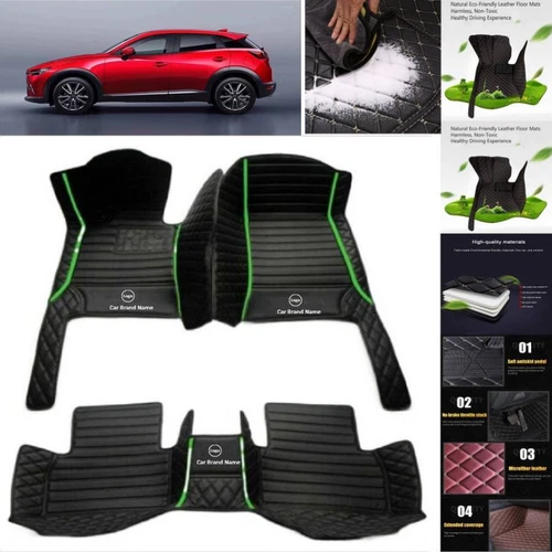 For Ford F150 Custom Luxur Front & Rear Liners Waterproof Car Floor Mats - Picture 16 of 32