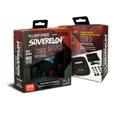 Plugfones Sovereign Duo True Wireless Bluetooth Tapones para los oídos con auriculares