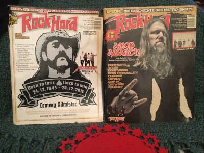 2 Hefte ROCK HARD, 1/2017 + 11/2016