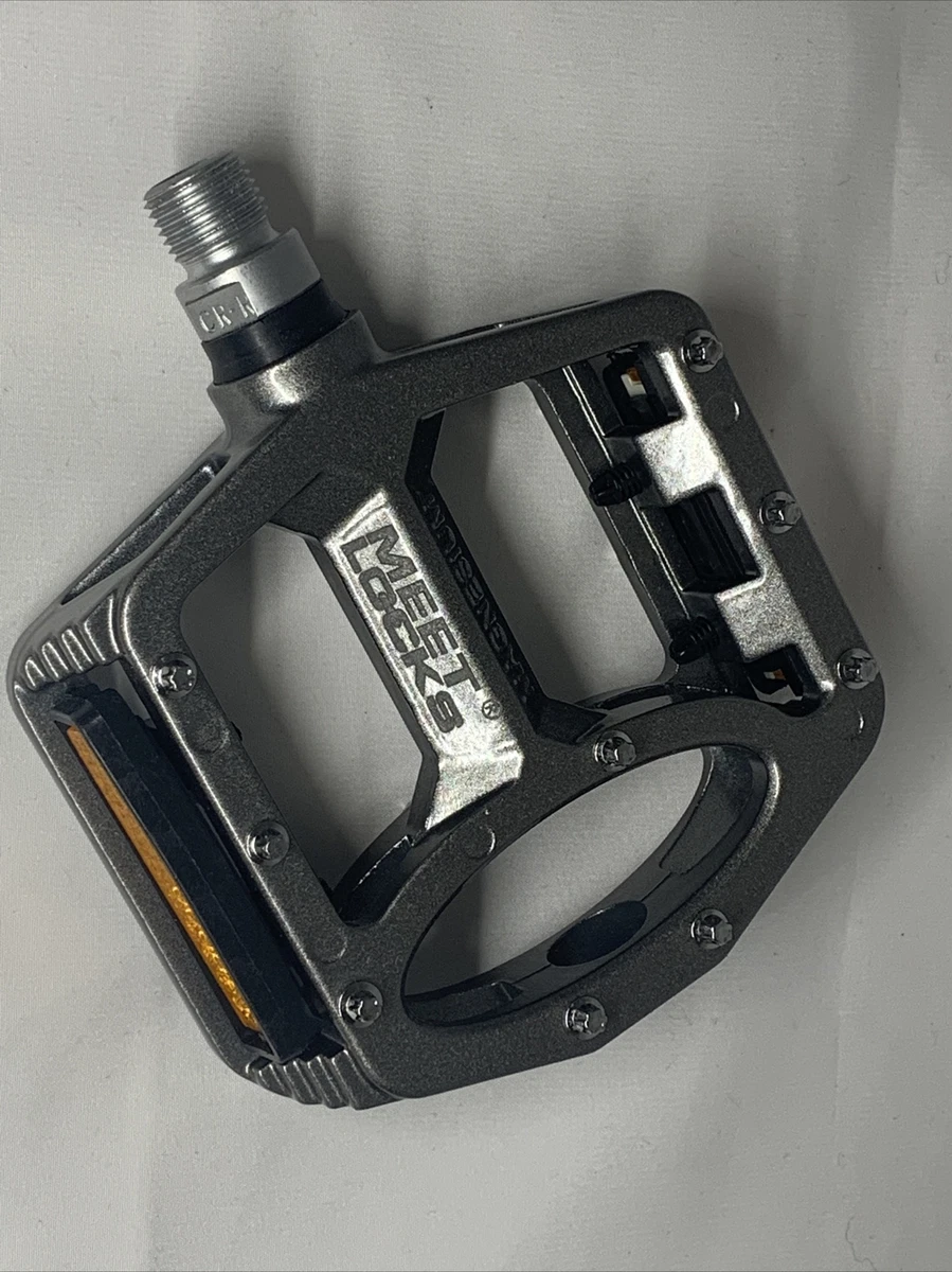 Meetlocks Bike Pedal Injection Magnesium 9 16 Screw Thread ONE Pedal Only