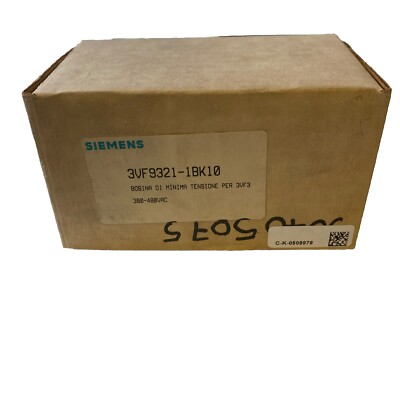 Siemens 3VF9321-1BK10 Unterspannungsauslöser 3VF3 neu