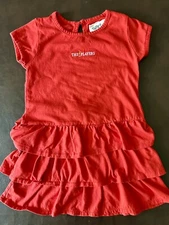 The Players TPC Little Girl Red Tiered Dress - Garb - Size 4T 