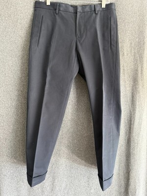 Jil Sander navy cotton pants small / 46
