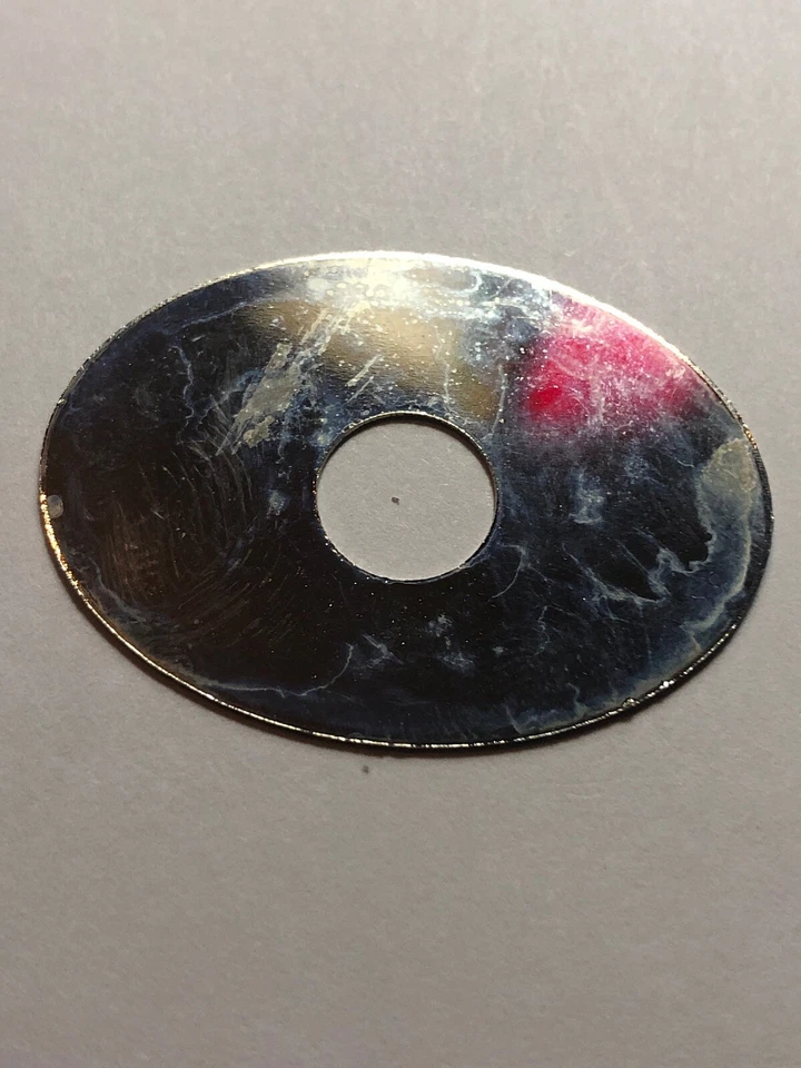 1930's Ludwig & Ludwig White & Silver Drum badge-Reproduction - Image 2 of 3