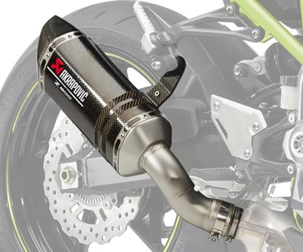 コップ Kawasaki Z900 2020-2024 Akrapovic Carbon Sports Exhaust Slip On