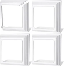 Thyle 4X4 Inches Vinyl Post Skirt Post Base Cover Column Wraps for Porch Deck Po