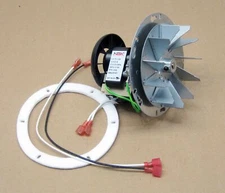 Pellet Stove Combustion Exhaust Fan Motor, Impeller and Gasket for Kozi FAN12003