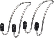 2 Pack Seat Back Organizers Universal Organizer Hooks Car Headrest Hangers Hooks