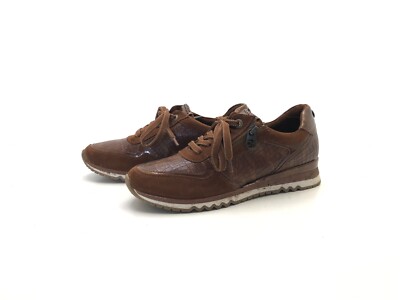 Marco Tozzi women's loafers lace up loafers comfort brown size 41 (UK 7)