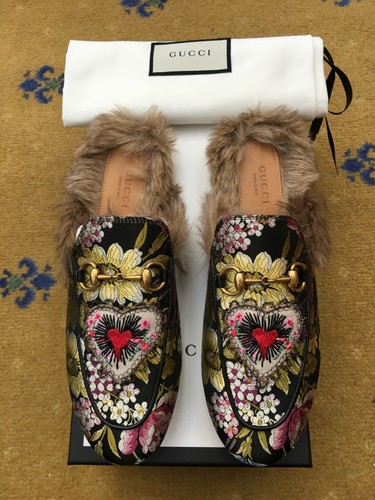 GUCCI Scarpe Da Donna Floreale reali Mocassino Pantofola UK 4 US 7 EU 37  Mule Donna | eBay