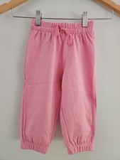 NWT HANNA ANDERSSON FRENCH TERRY ORGANIC FONDANT PINK SWEATPANTS 80 18-24M 32