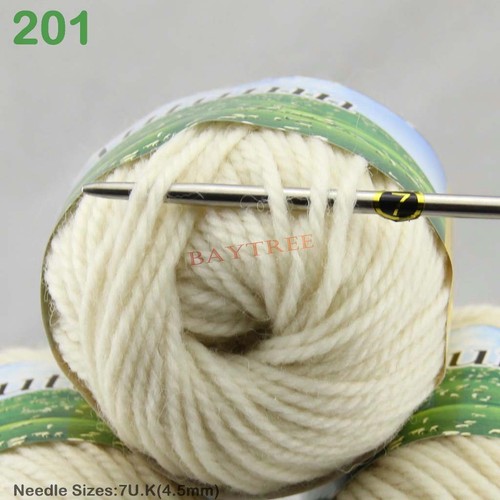 1 Ball x50g Fashion Soft Worsted Chunky Hand DIY Sweater Wool Knitting Yarn Gift - Picture 33 of 33