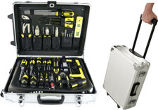 Valigia portautensili completa porta 159 utensili attrezzi  trolley alluminio