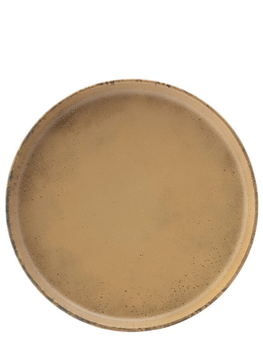 Kalahari Ceramic Coupe Plate Round Dinner Desserts Plates 8.5"" (22Cm) Pack Of 6