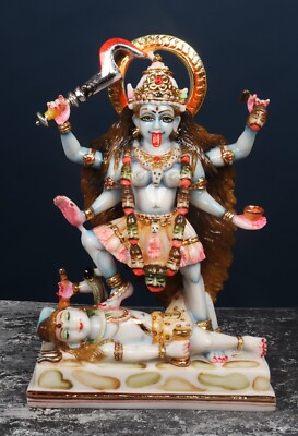 Maa Kali Figur 12 Zoll Kalika Skulptur Aadi Shakti Para Shakti Idol Durga Idol