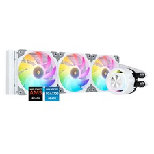 Vetroo V360 White Liquid CPU Cooler 360mm ARGB  PWM Fans for LGA 185 AMD AM5