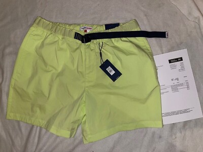 NEW XXL shorts short pants Tommy Hilfiger also as swimming shorts neon yellow-green New
