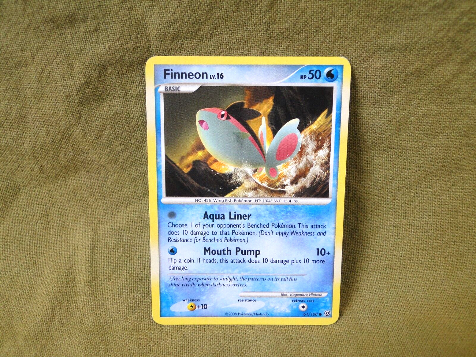 Pokemon Trading Card - Stormfront: Finneon LV.16 61/100