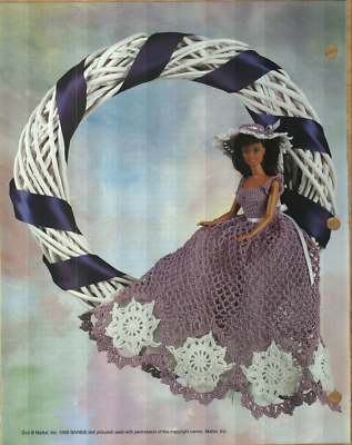NEW LAVENDER DOILY GOWN DRESS FASHION DOLL ANNIE'S CROCHET PATTERN INSTRUCTIONS | eBay NEW LAVENDER DOILY GOWN DRESS FASHION DOLL ANNIE'S CROCHET PATTERN INSTRUCTIONS | eBay