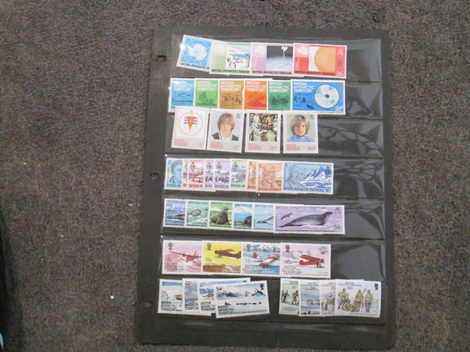 Territorio Antártico Británico XF lote MNH (aproximadamente 160 sellos) Foto 2 de 4