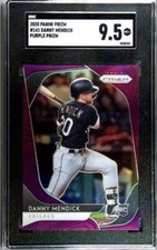 2020 Panini Prizm Purple Danny Mendick Rookie #141 SGC 9.5