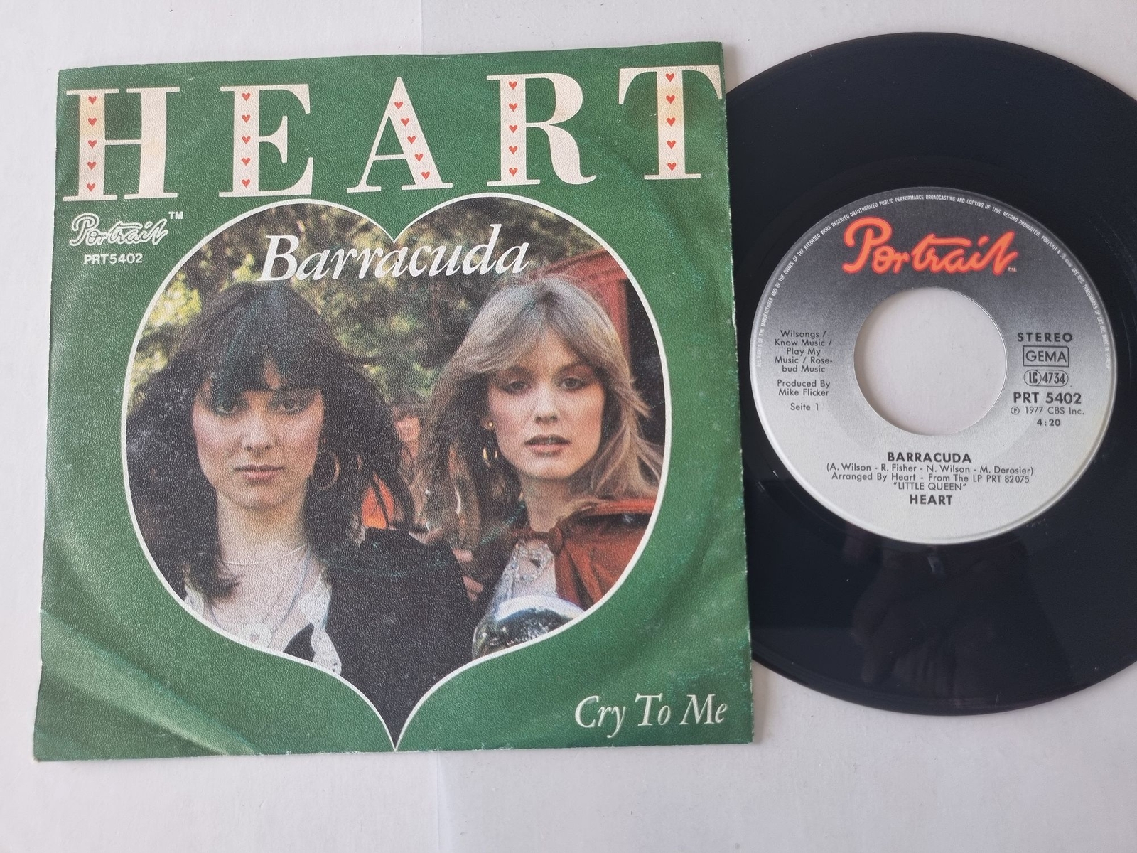Heart - Barracuda 7'' Vinyl Germany