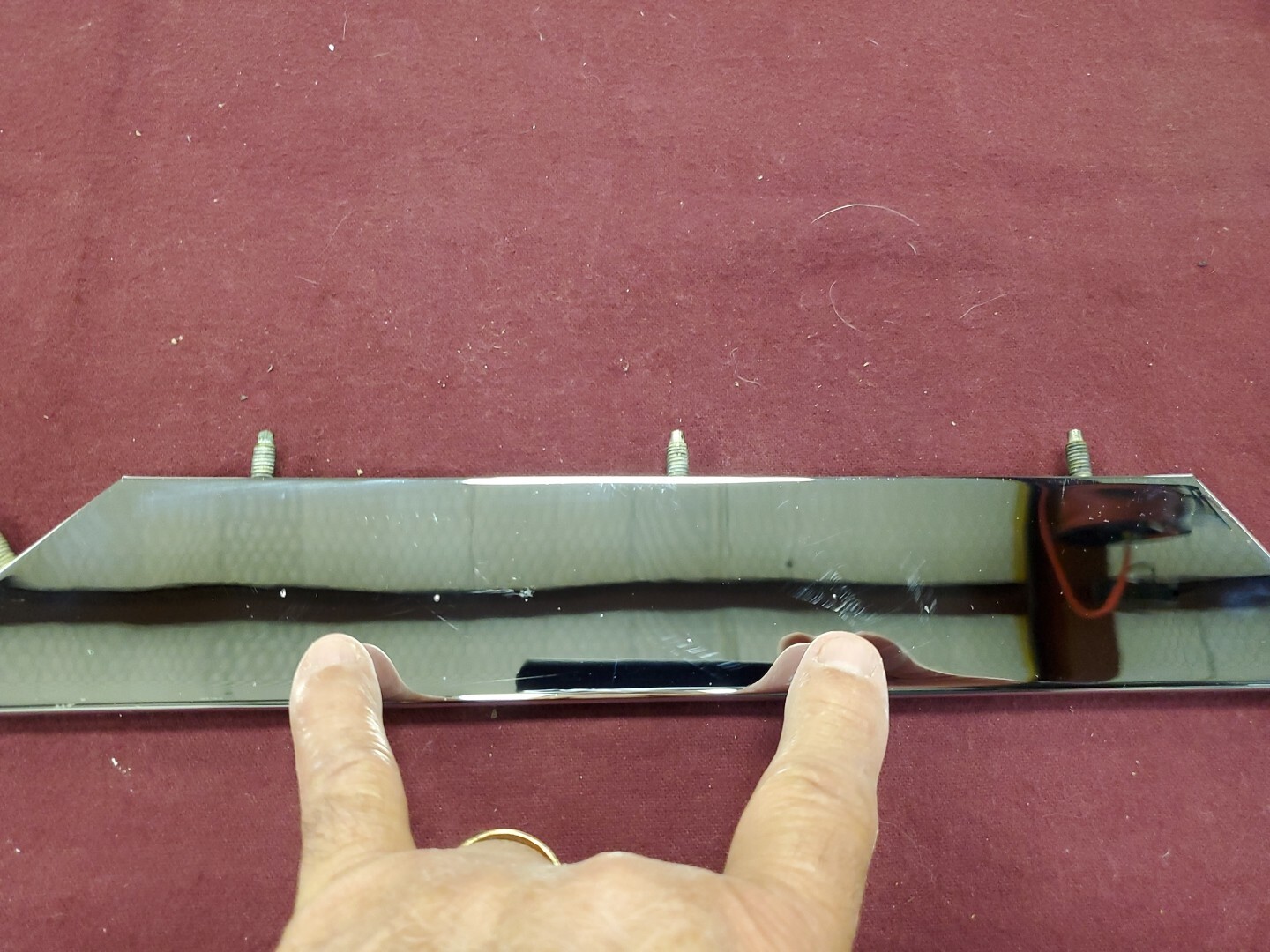 Aston Martin V8 Vantage Left Fender Side Strike Molding Part # 6G33-280B63-AE