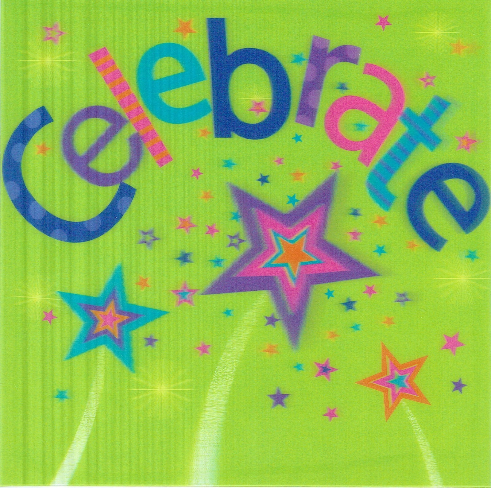 3D CARD Congratulations CELEBRATE Exam Congratulations New Job Birthday etc ....