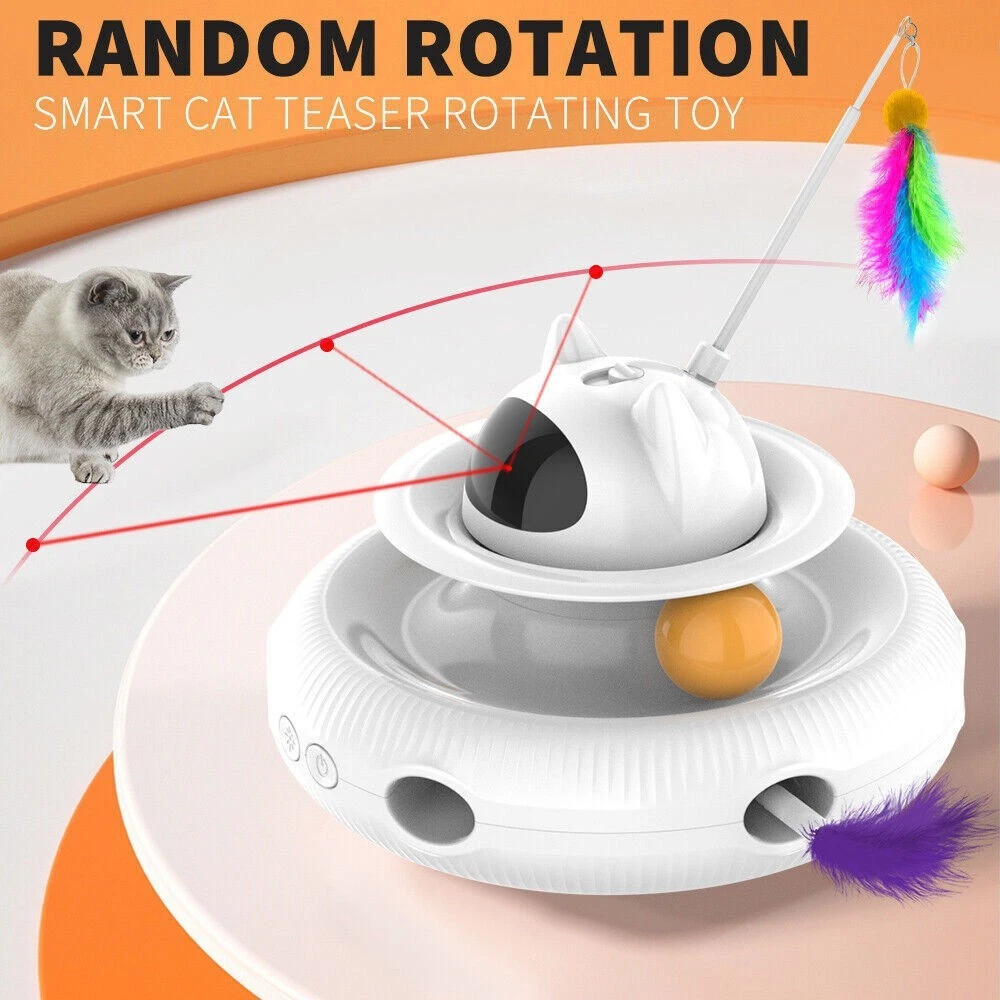 Cat Toys Laser Interactive Indoor Pet Toys,Cat Roller Toy,Cat Teaser Ball Toys
Opens in a new window