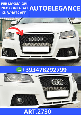   ART.2730 Gitter Vorne RS3 Style Audi A3 8P 2008 + 