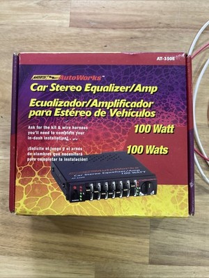 NiteZ Autoworks AT-350E Car Stereo Equalizer Amplifier 100W   New in Box