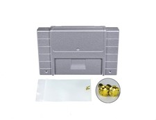 Super Nintendo SNES Metallic Silver Game Shells-Lot Of 10 Made in USA 