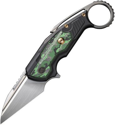 We Knife Co Yardbird Button Lock Folding Knife CPM-20CV Titanium