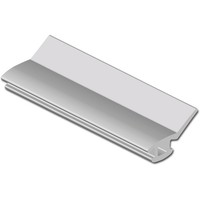 Dichtungsprofil FüR Halteprofil Hart-Pvc Isostar, Kunststoff Weiß