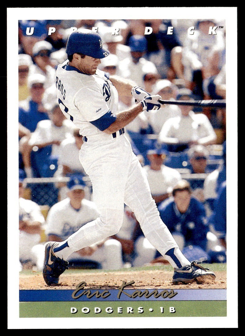 1993 Upper Deck Eric Karros Los Angeles Dodgers #385