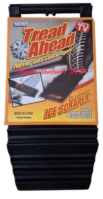 Tread Ahead-Never Get Stuck Again Also An Ice Scraper Safe Easy To Use Black