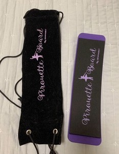 Zenmark Pirouette Board Balance Board Trainer, Purple/Black Plastic w/ Carry Bag