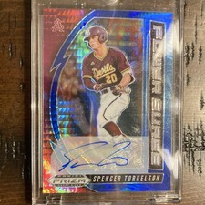 2020 Panini Prizm Draft Picks Spencer Torkelson Power Surge Blue Prizm Auto #PD…
